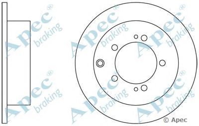 APEC BRAKING dsk2317 -  Тормозной диск